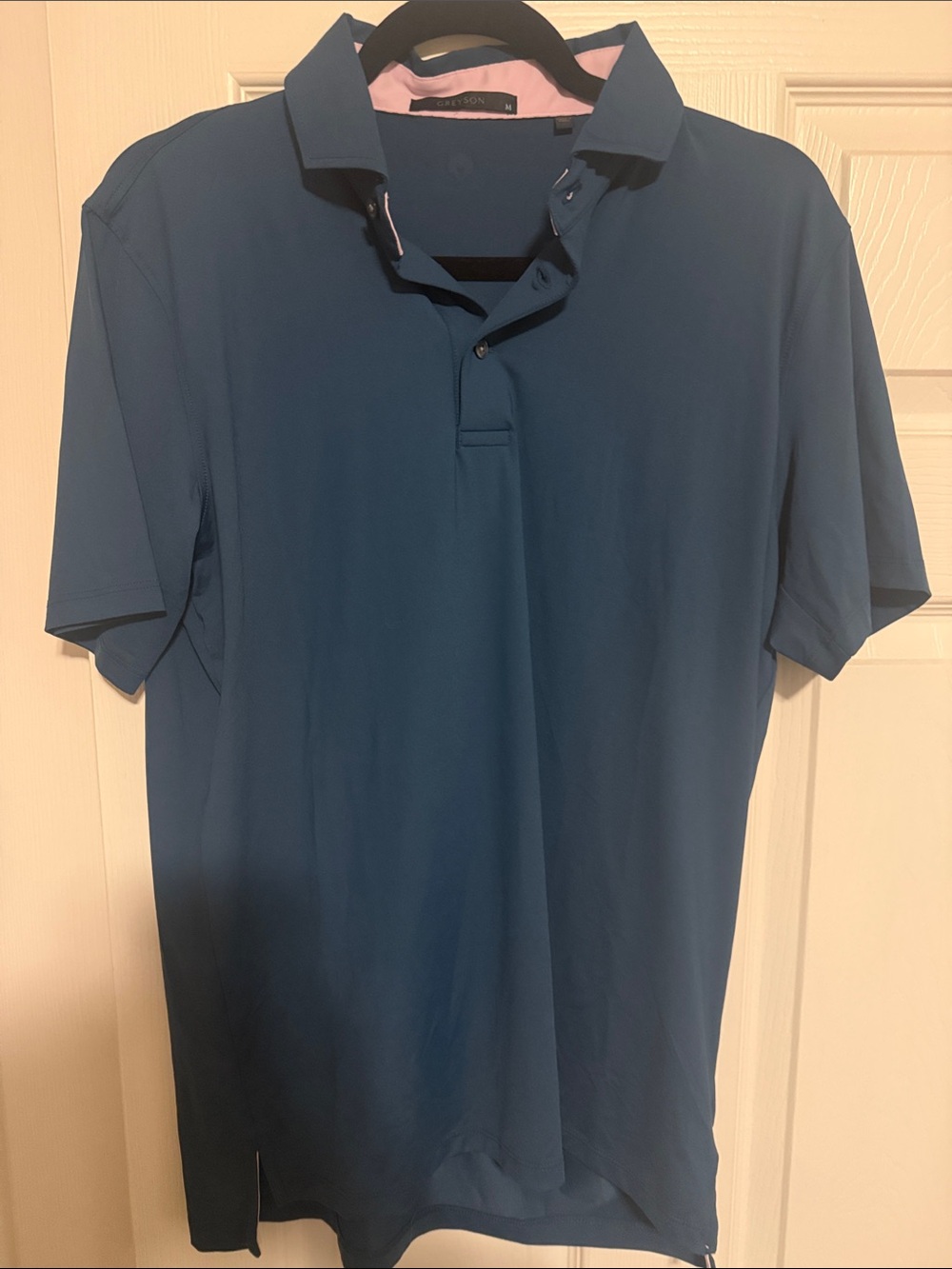 Greyson Teal Blue Men's Performance Polo